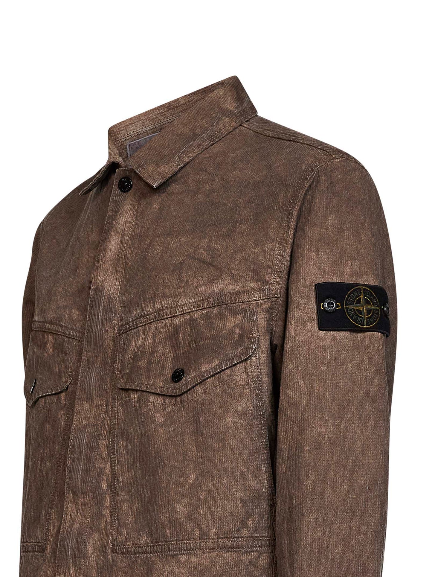 Lead grey corduroy overshirt