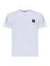 White 60/2 cotton jersey slim-fit T-shirt
