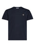 T-shirt slim-fit in jersey di cotone 60/2 blu navy