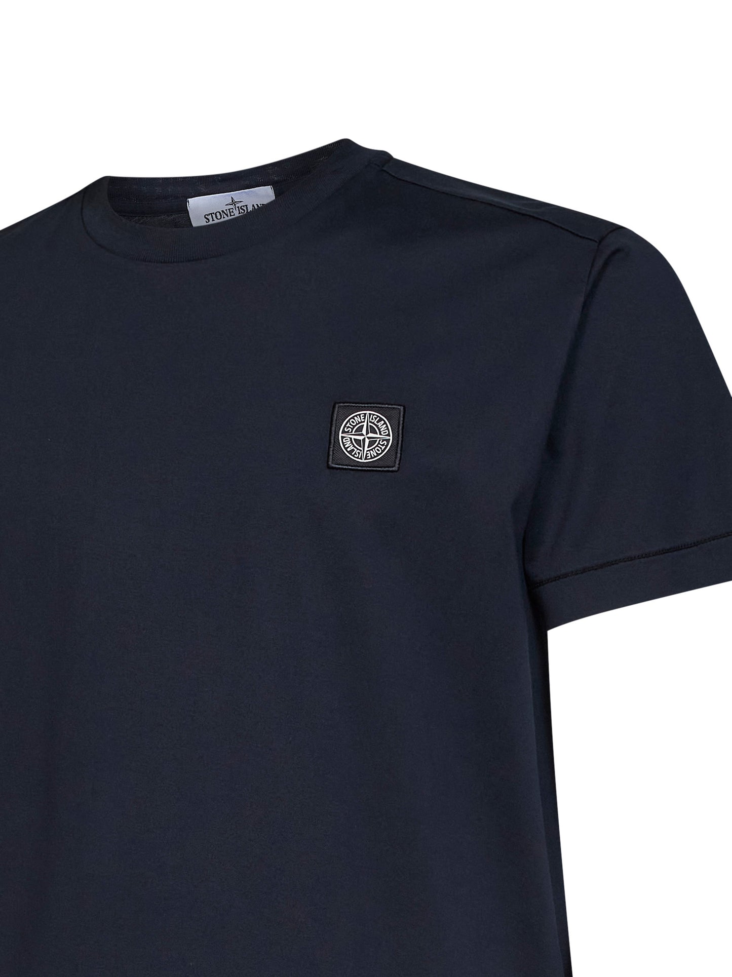 T-shirt slim-fit in jersey di cotone 60/2 blu navy