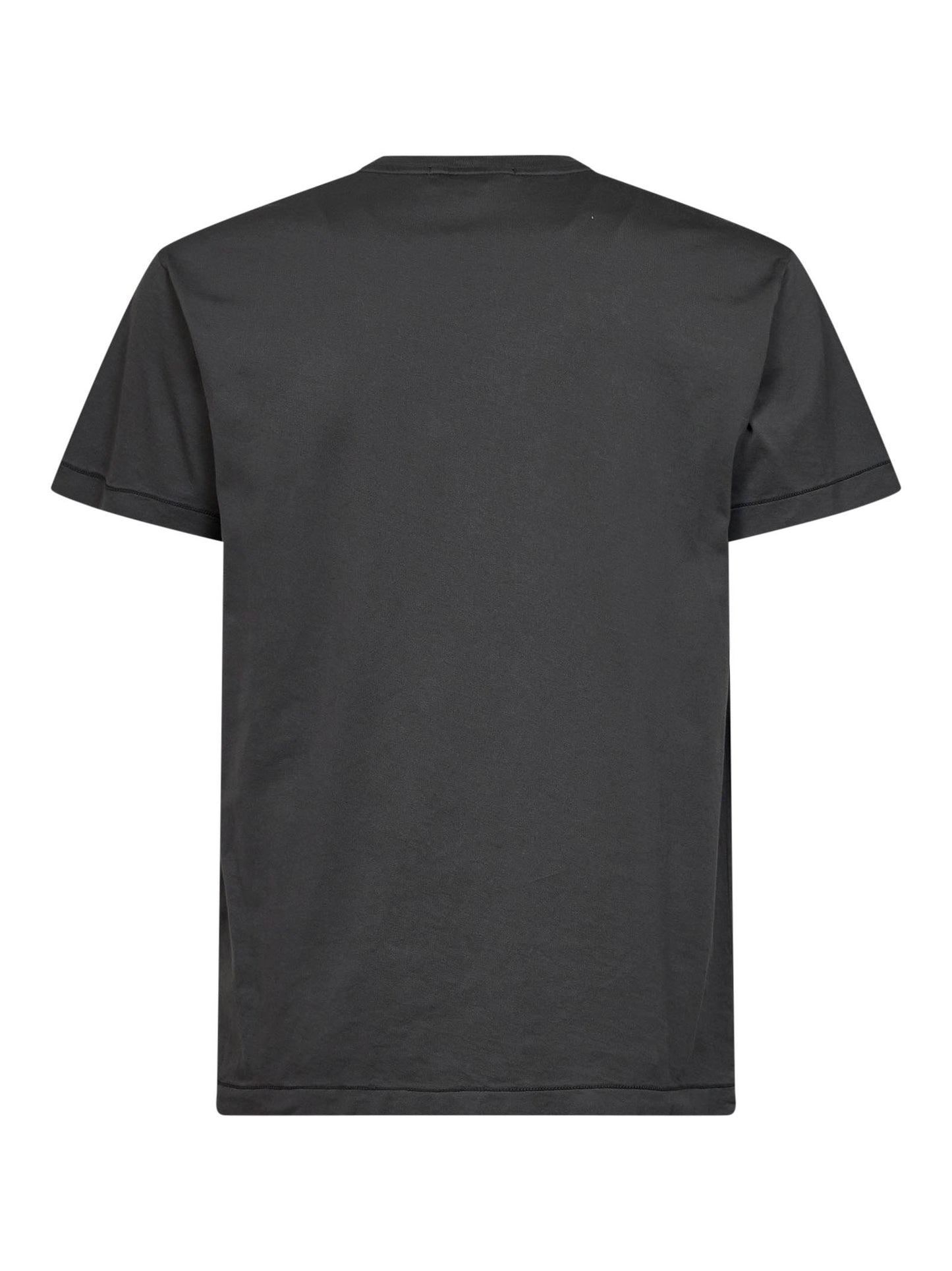 Lead grey 60/2 cotton jersey slim-fit T-shirt
