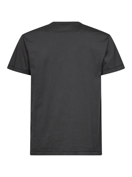 Lead grey 60/2 cotton jersey slim-fit T-shirt