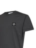 Lead grey 60/2 cotton jersey slim-fit T-shirt