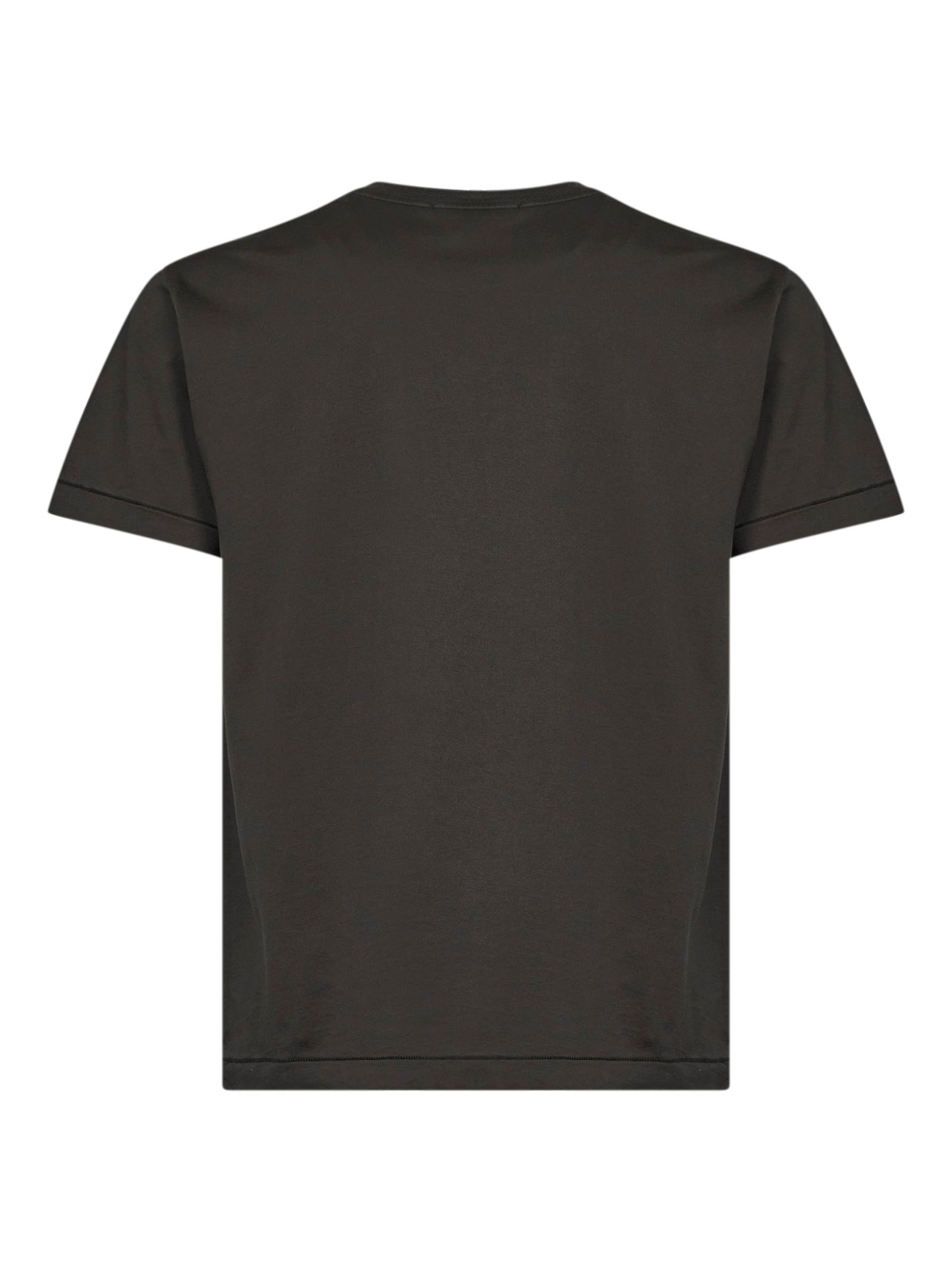 Coal grey 60/2 cotton jersey slim-fit T-shirt