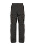 Coal grey Metal Nylon cargo trousers