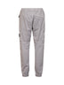 Pantalone cargo in broken twill biologico stretch grigio