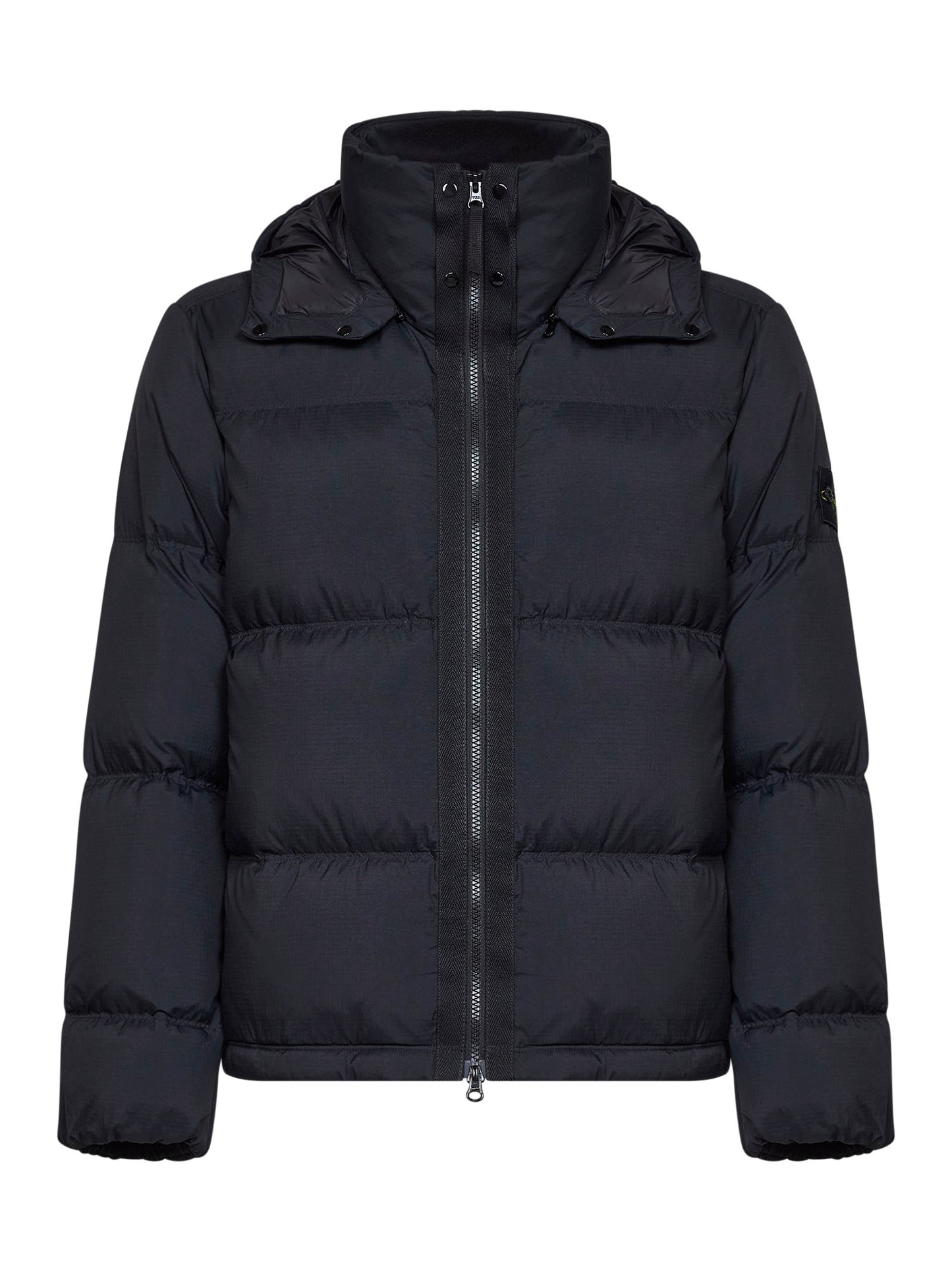 Black CORDURA Advanced Fabrics 6.6 ripstop nylon hooded down jacket