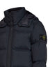 Black CORDURA Advanced Fabrics 6.6 ripstop nylon hooded down jacket