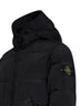 Piumino con cappuccio in Nylon Metal nero