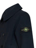Blue Heavy Melton wool double-breasted coat