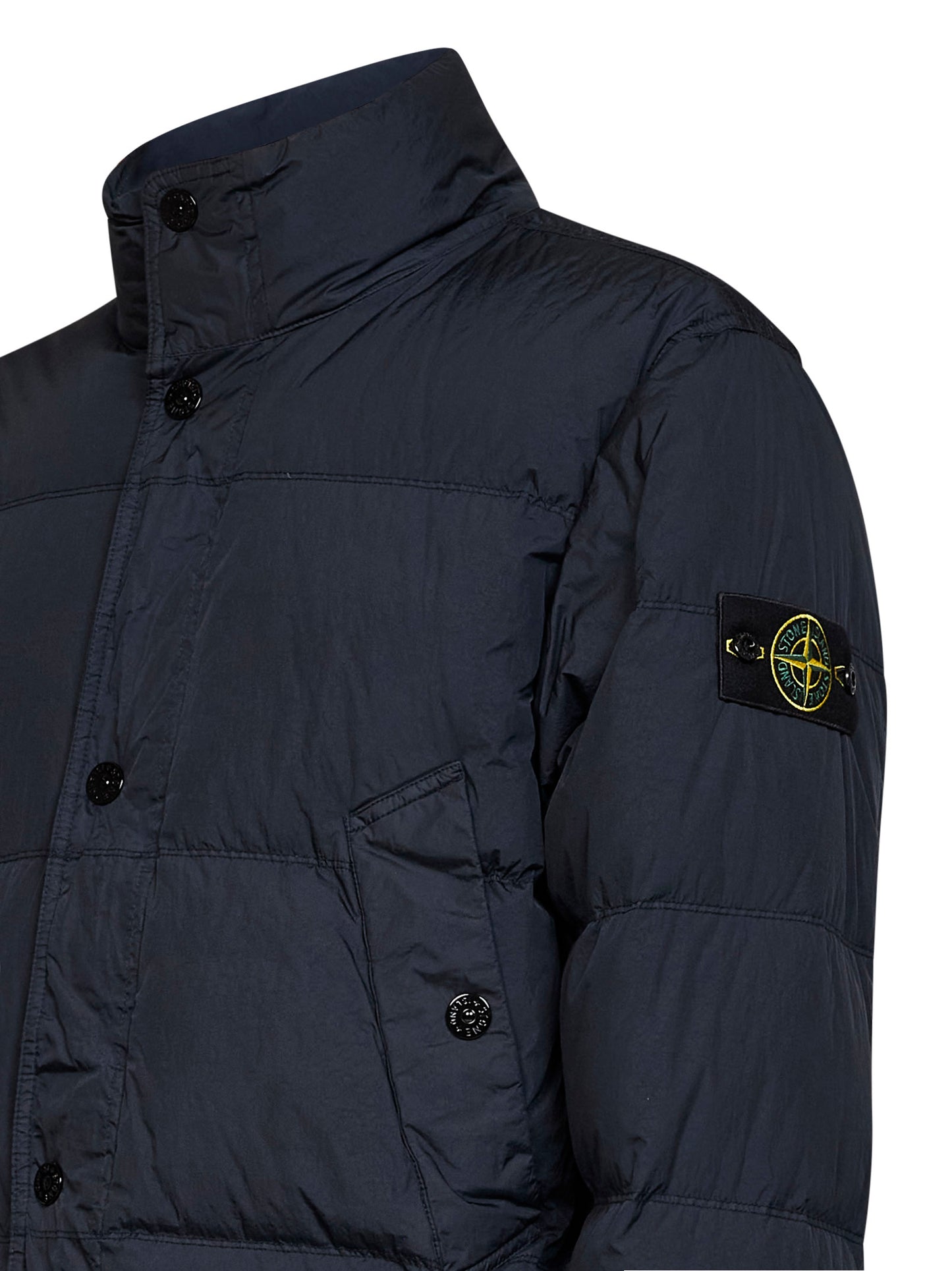 Blue Crinkle Reps NY down jacket