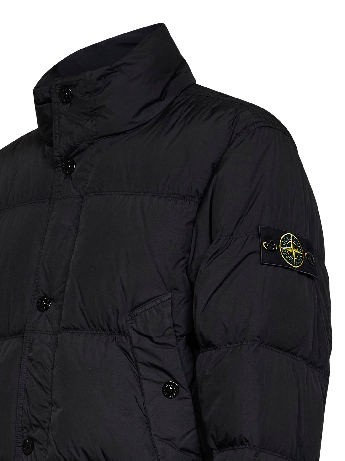 Black Crinkle Reps NY down jacket