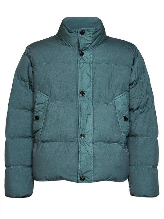 Ocean green Crinkle Reps NY down jacket