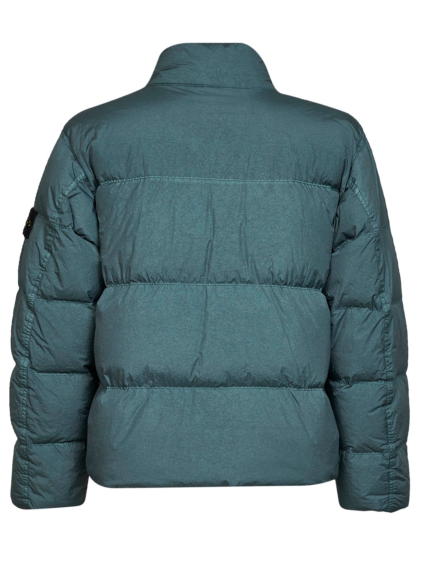 Piumino in Crinkle Reps NY verde oceano