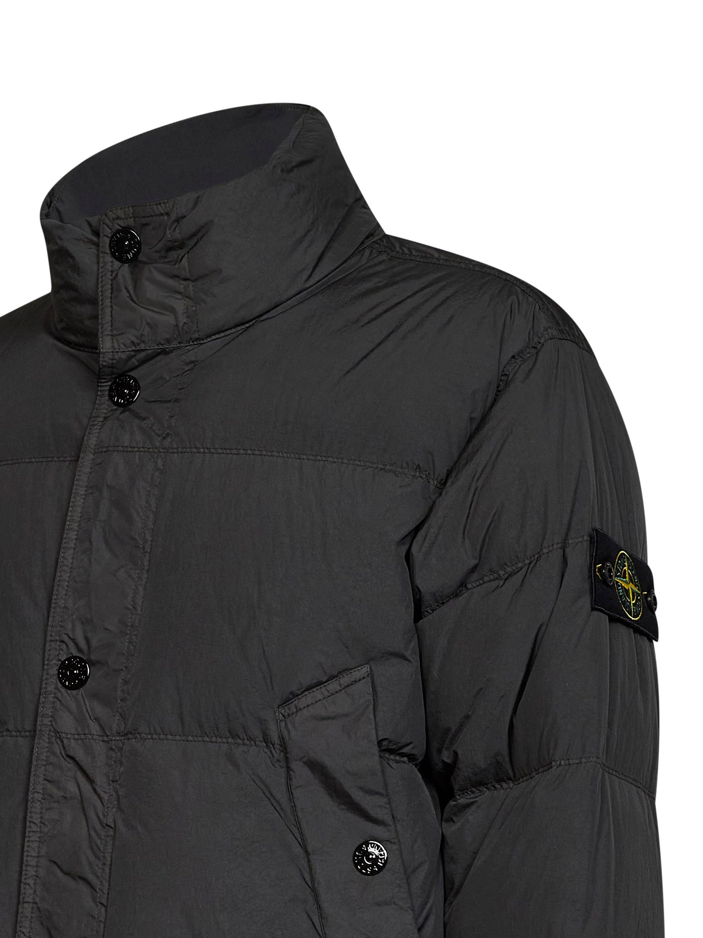 Lead grey Crinkle Reps NY down jacket