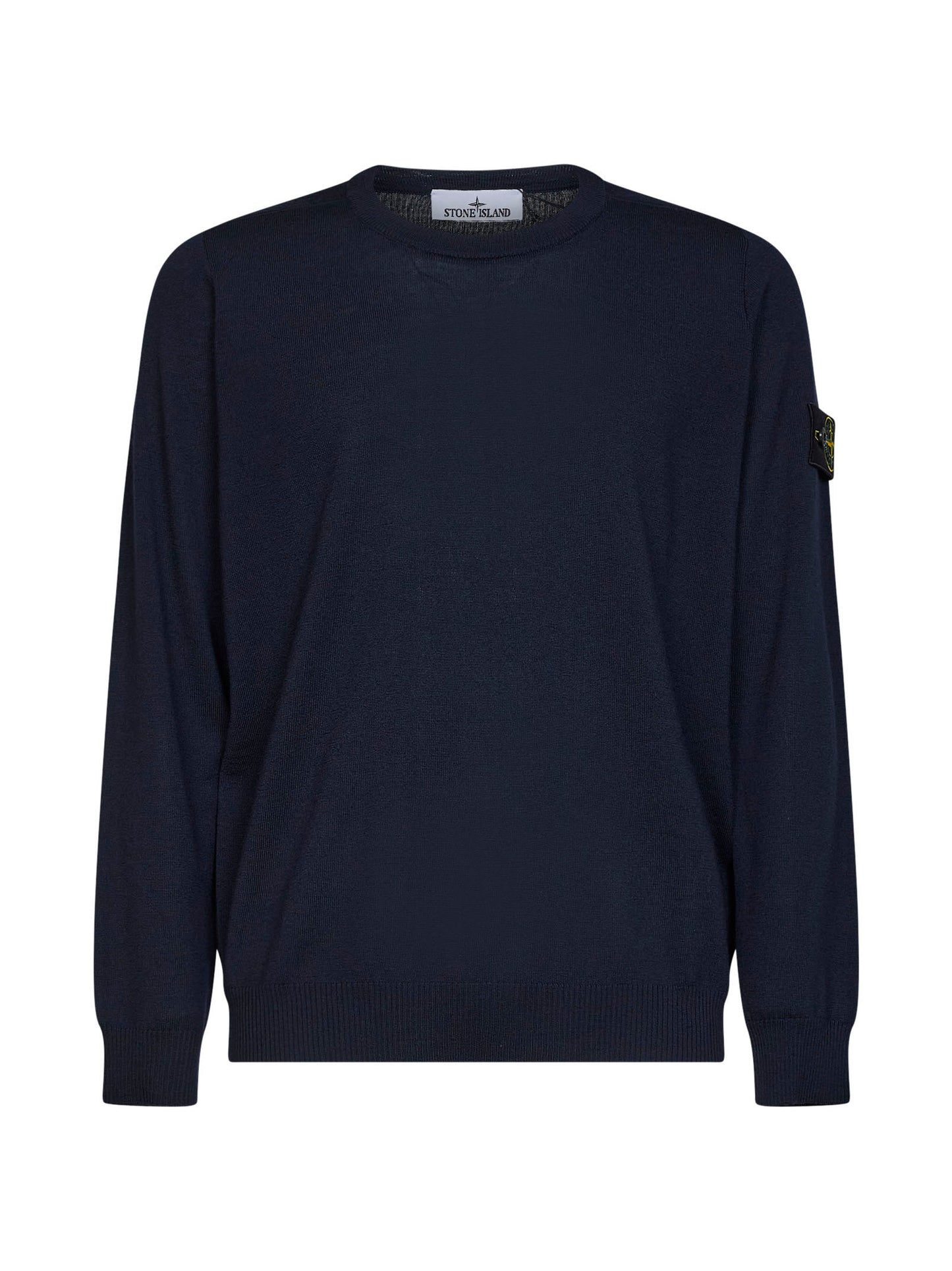 Maglione girocollo in lana leggera RWS blu navy