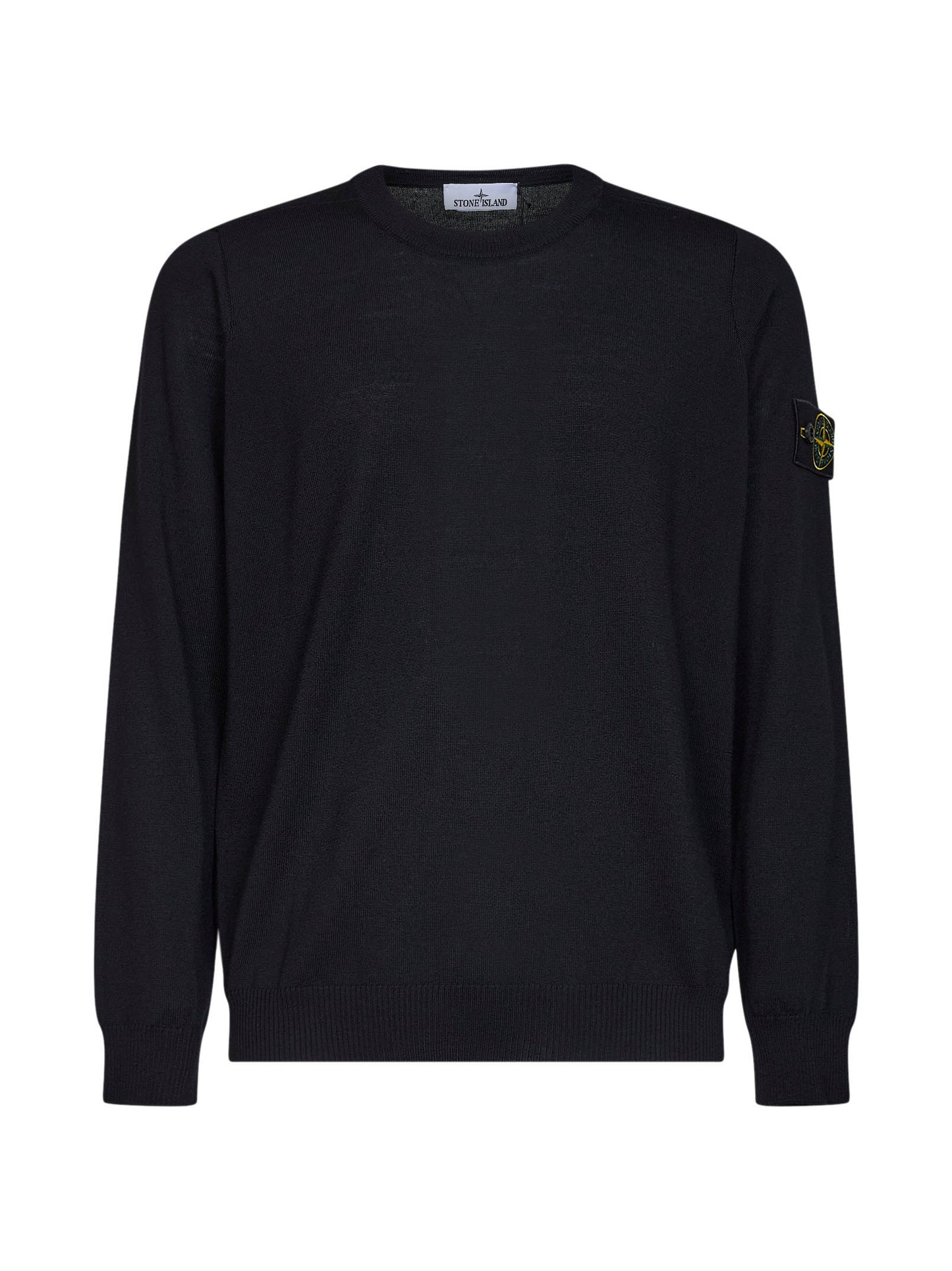 Black RWS lightweight wool crewneck sweater