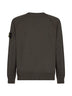 Felpa girocollo in cotone carbone