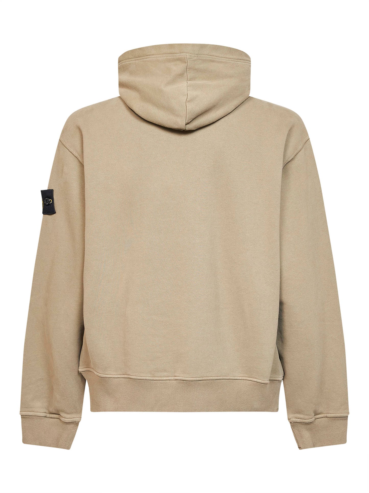 Military green organic cotton hoodie