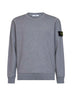 Melange grey melange organic cotton crewneck sweatshirt