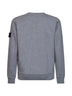 Melange grey melange organic cotton crewneck sweatshirt