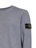 Melange grey melange organic cotton crewneck sweatshirt