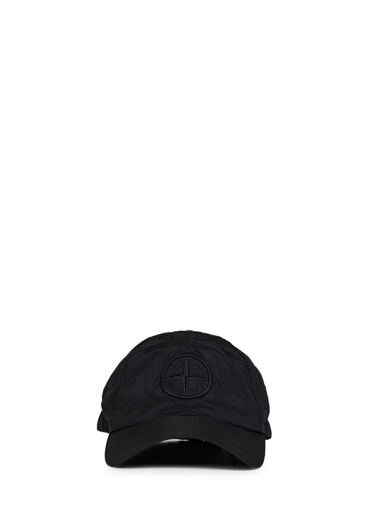 Berretto da baseball in Nylon Metal nero