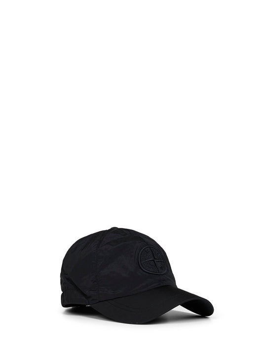 Berretto da baseball in Nylon Metal nero
