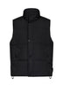 Gilet imbottito in Crinkle Reps NY nero