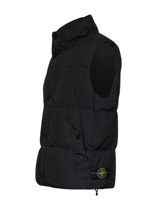 Gilet imbottito in Crinkle Reps NY nero