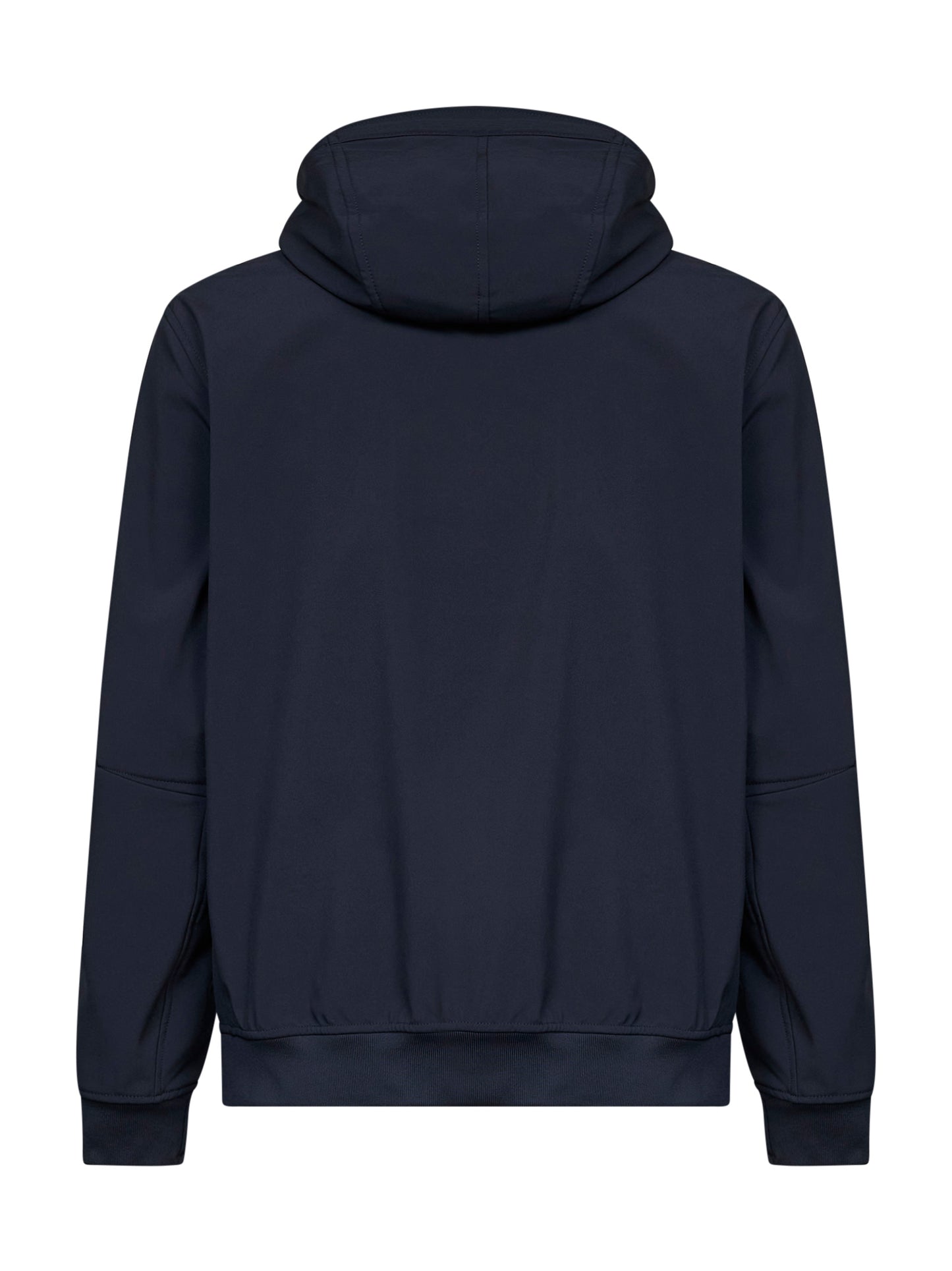 Giacca con cappuccio in Soft Shell-R blu