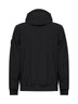 Black Soft Shell-R hooded jacket