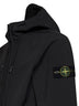 Black Soft Shell-R hooded jacket
