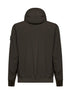 Giacca con cappuccio in Soft Shell-R carbone