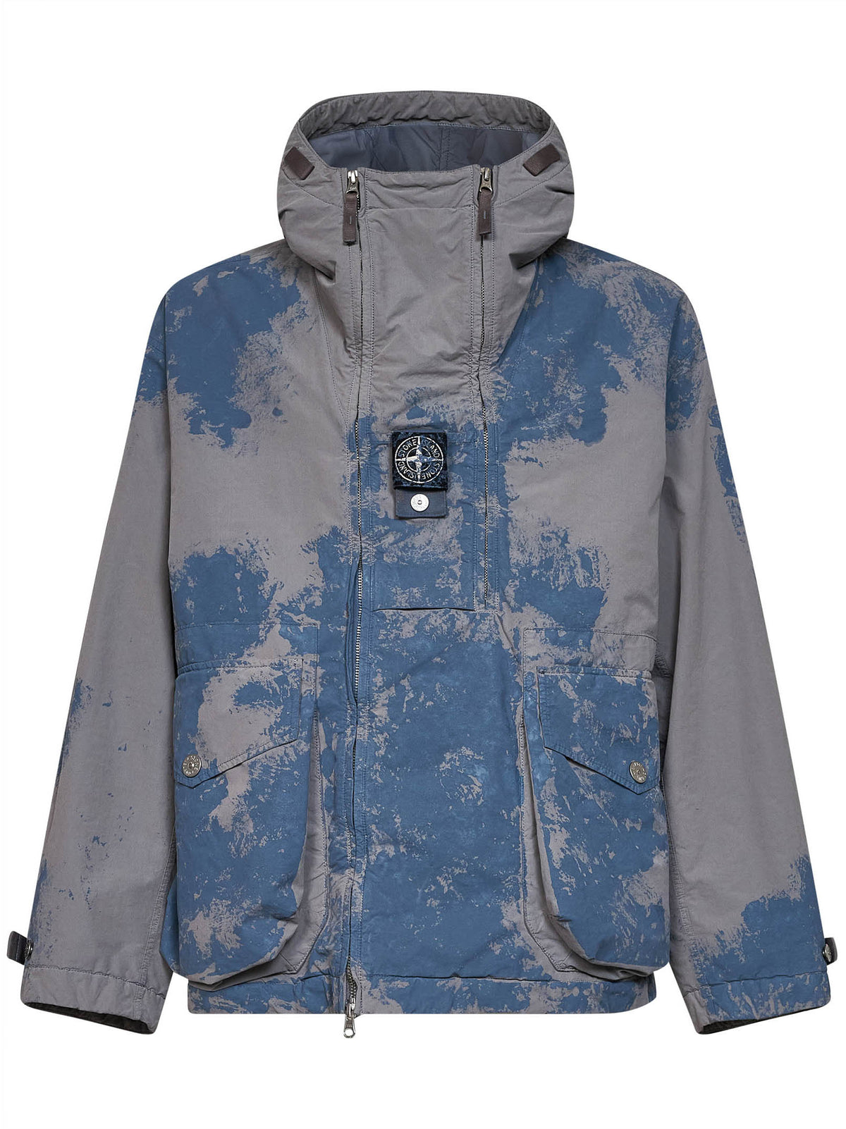 Parka corto in David Light-TC grigio