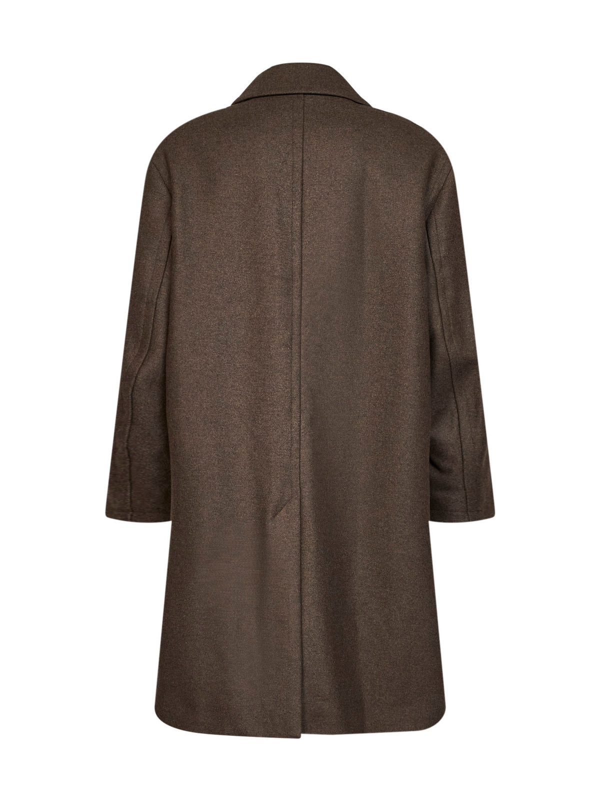 Loden wool-blend Ady single-breasted coat