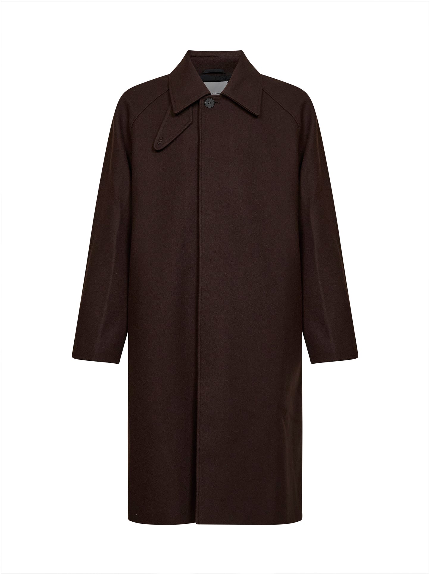Cappotto Cabo in misto lana espresso