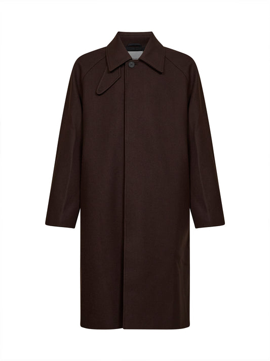 Espresso wool blend Cabo coat