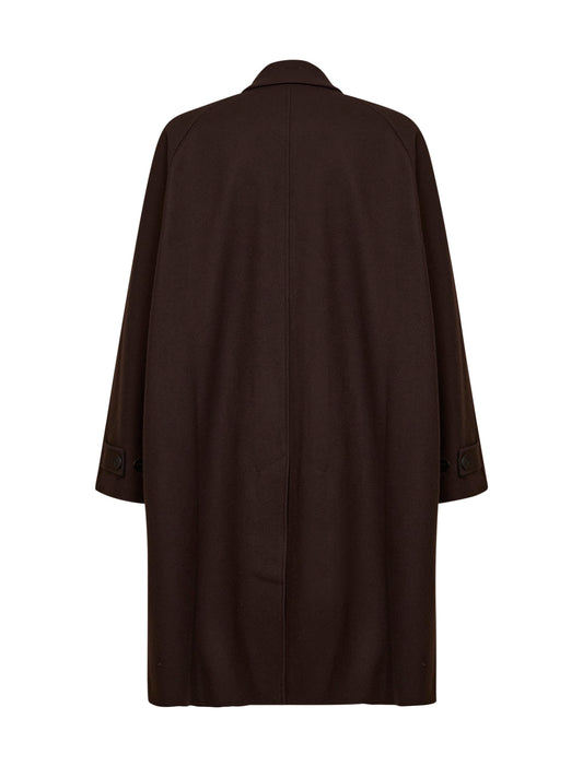 Espresso wool blend Cabo coat