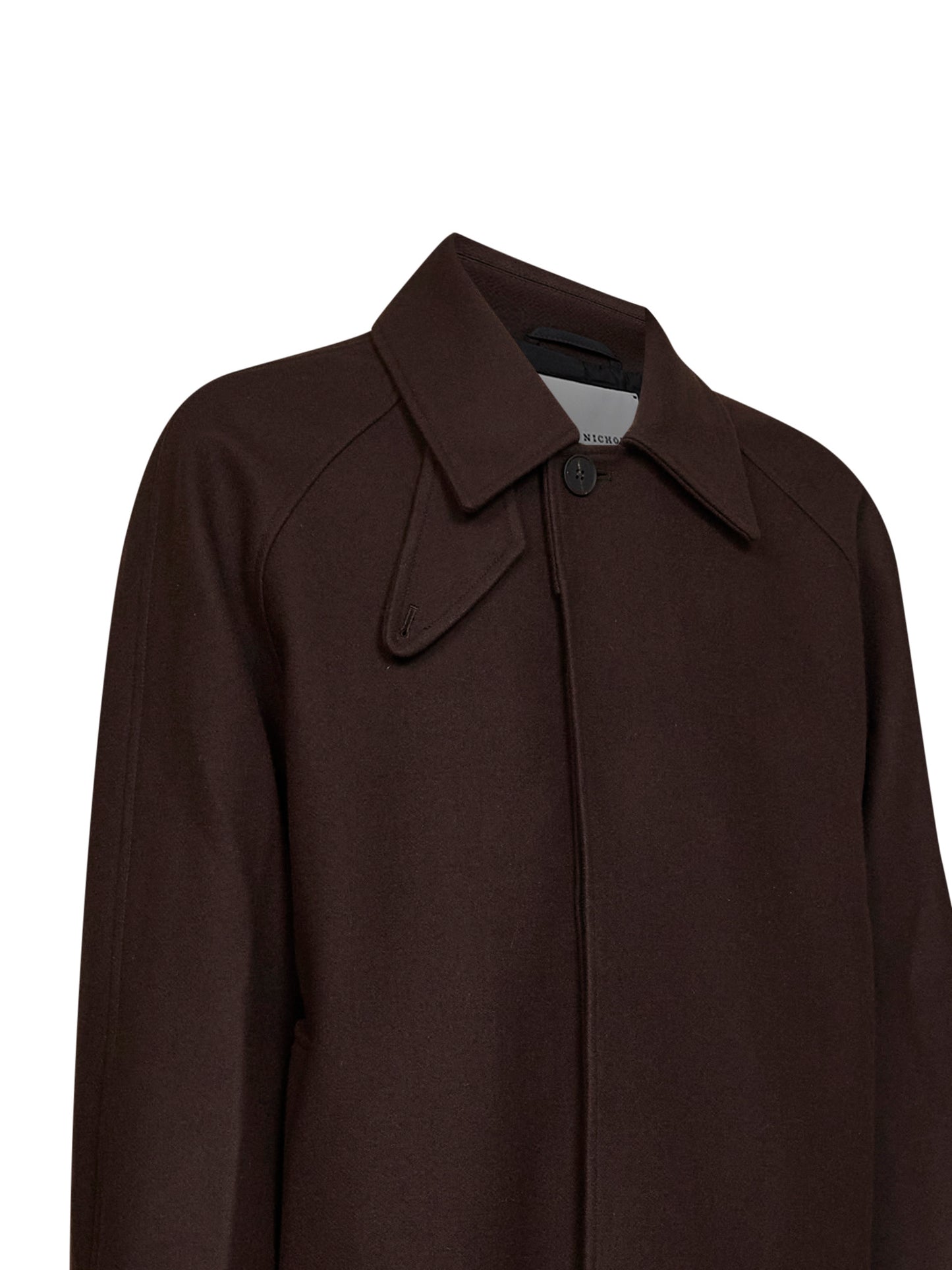 Cappotto Cabo in misto lana espresso