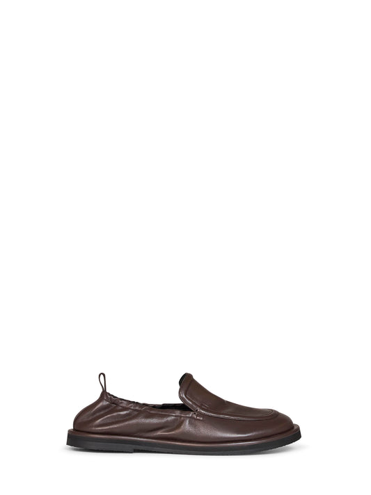 Mocassini Donovan in nappa cioccolato
