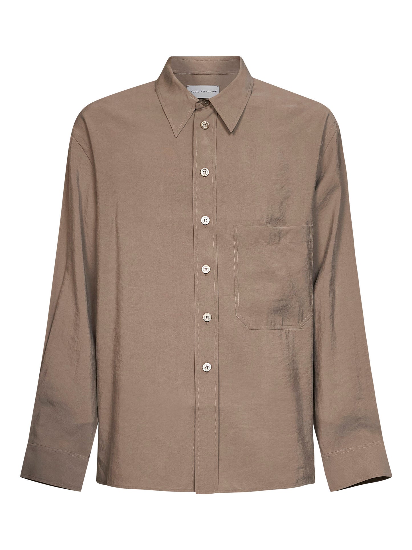 Camicia Emper in misto modal tortora