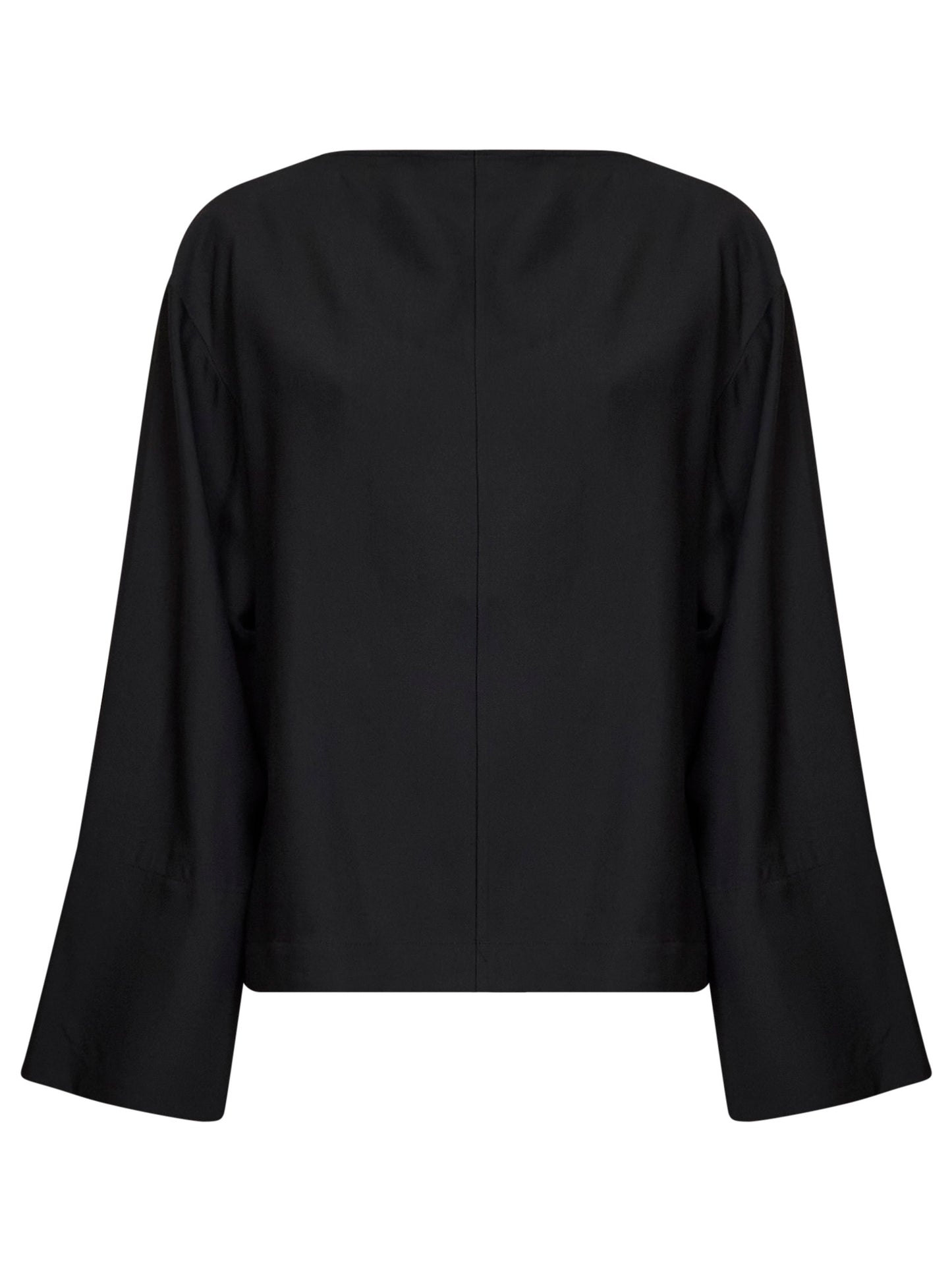 Top aperto sulla schiena Eorsa in twill nero