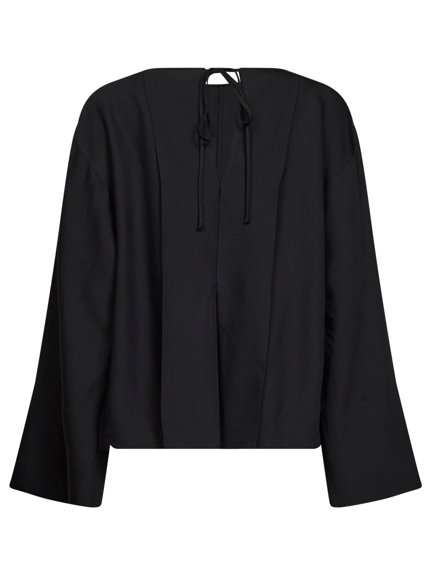 Top aperto sulla schiena Eorsa in twill nero
