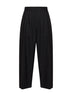 Pantaloni Line in lana tecnica nera