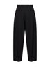 Pantaloni Line in lana tecnica nera