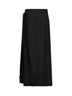 Gonna lunga effetto portafoglio Mile in twill nero