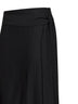 Gonna lunga effetto portafoglio Mile in twill nero
