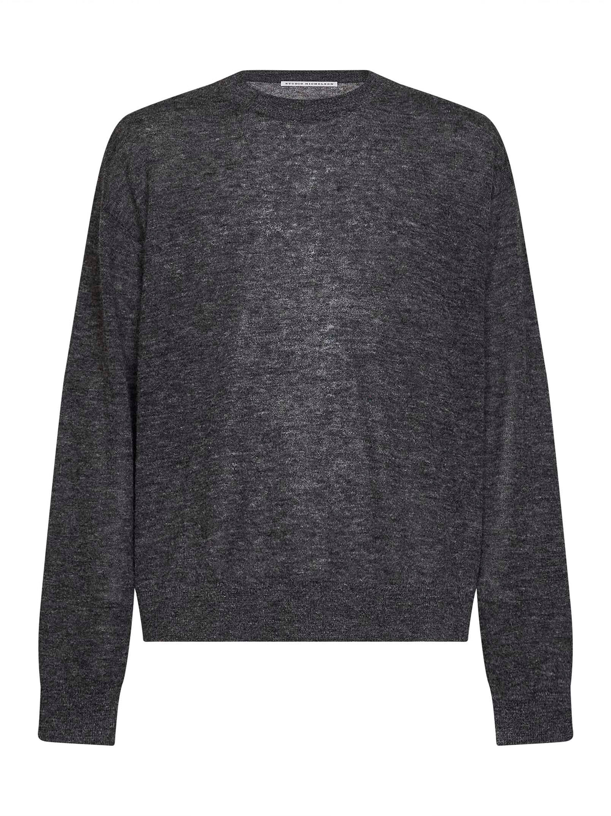 Maglione Picco in misto alpaca superfine carbone melange