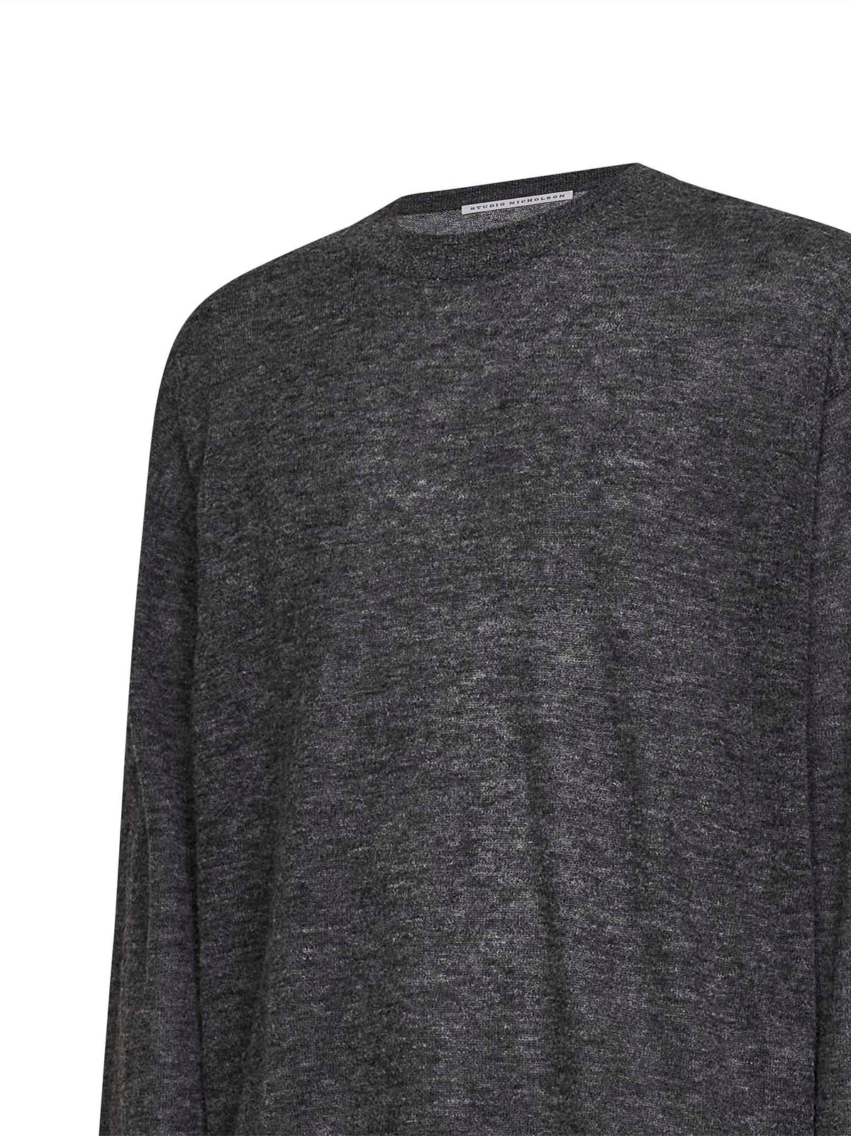 Maglione Picco in misto alpaca superfine carbone melange